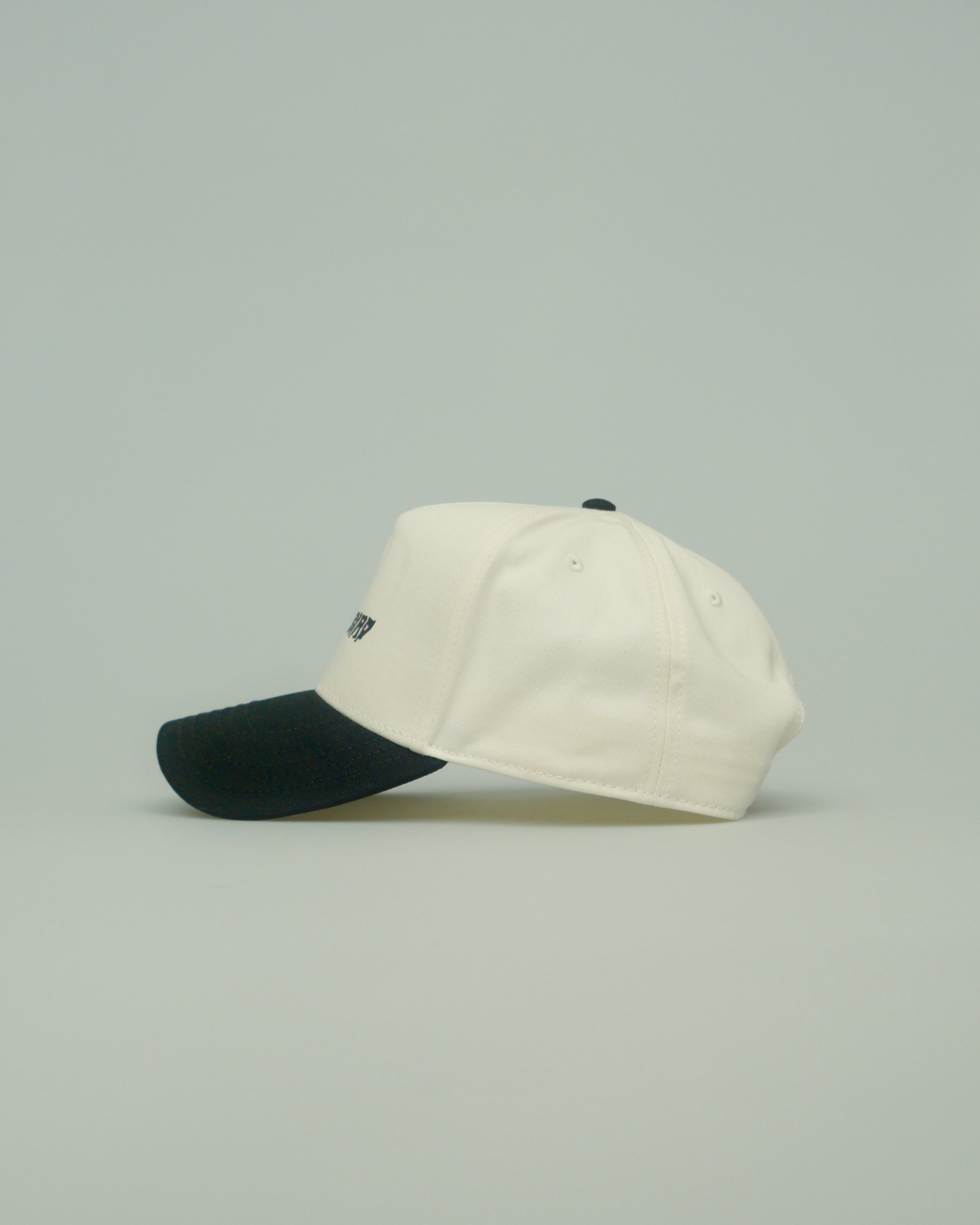 Winged Cap - White/Black