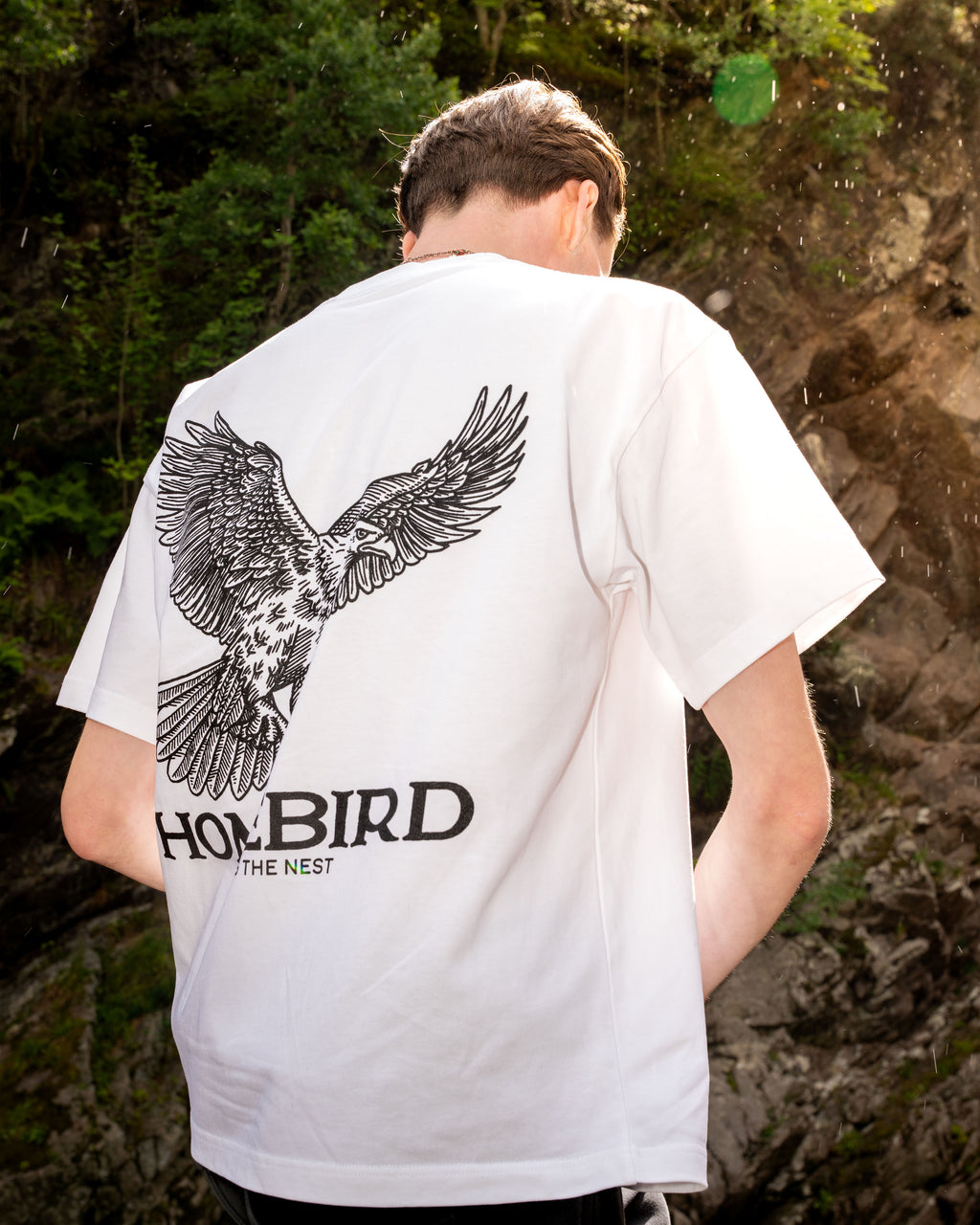 Flying The Nest T-shirt - White - Homebird