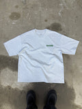 Hatching Tee - Grey Marl