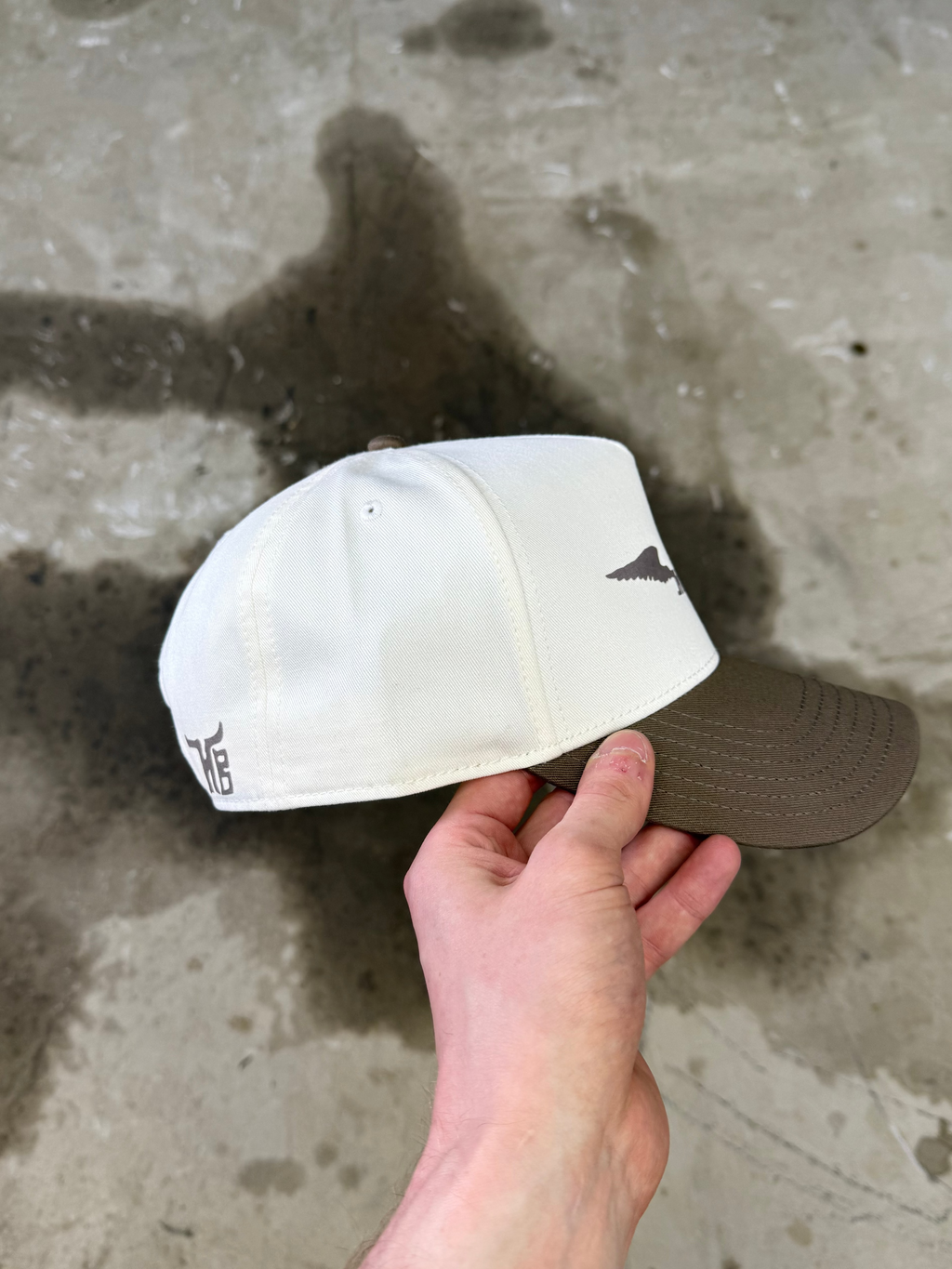 Forever And Always Cap - White/Walnut