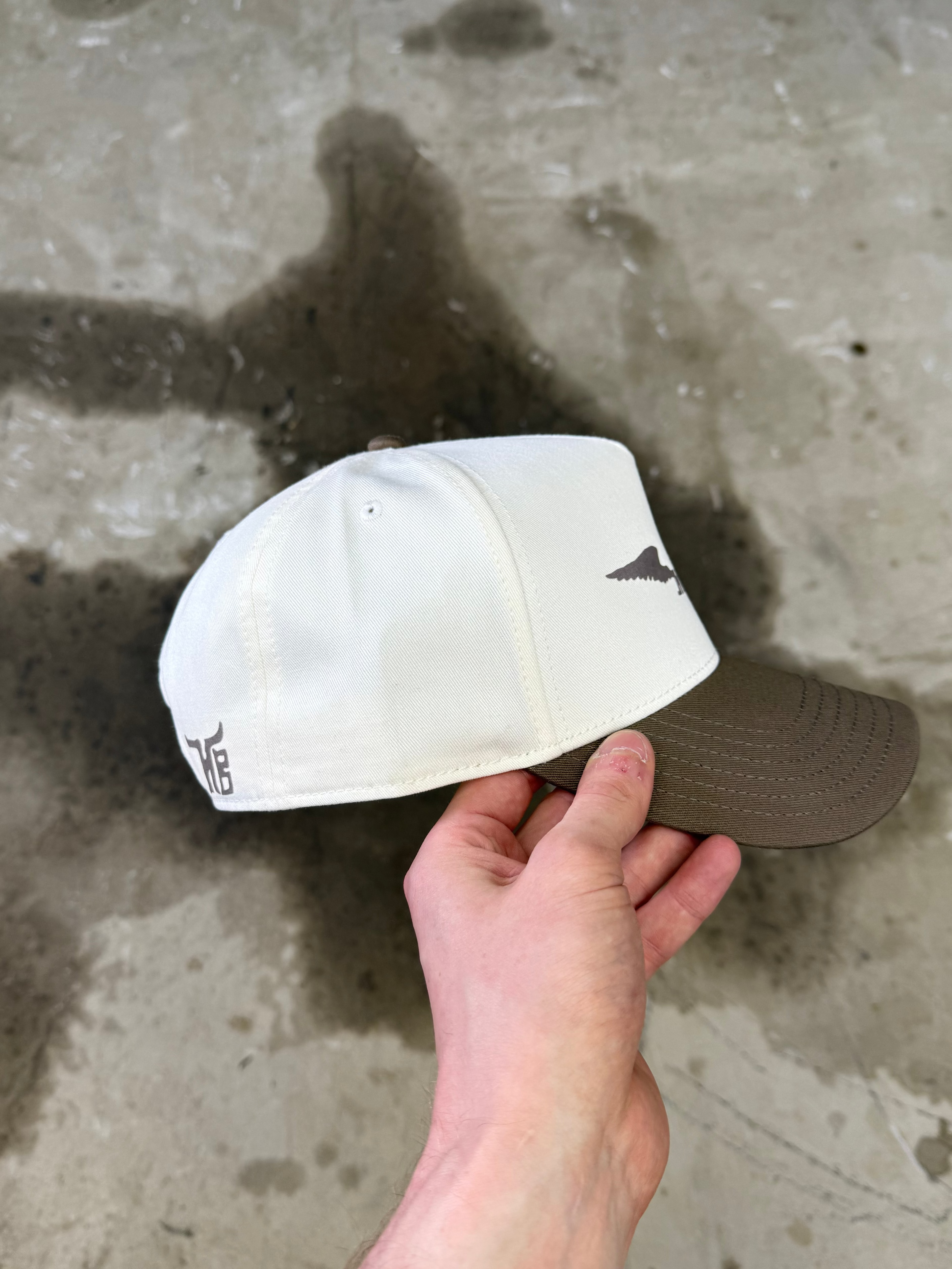 Forever And Always Cap - White/Walnut