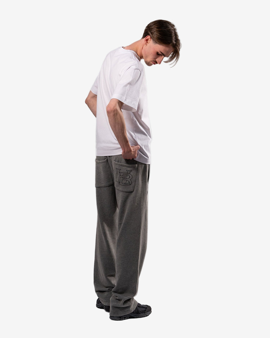 Monogram Chest Print T-Shirt — White - Image 2